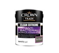 Crown Trade Clean Extreme Anti Bacterial Acrylic Eggshell White 5L