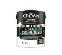 Crown Trade Clean Extreme Mould Inhibiting Scrubable Matt White 5L