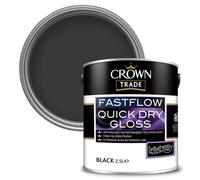 Crown Trade Fastflow Quick Dry Gloss Black - 2.5L
