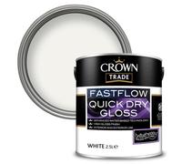 Crown Trade FastFlow Quick Dry Gloss White 2.5ltr