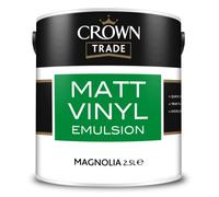 Crown Trade Matt Vinyl Emulsion Magnolia 2.5L