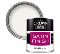 Crown Trade Satin Finish White - 1L