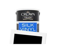 Crown Trade Silk Emulsion Base Paint Opal Base Mid 5L