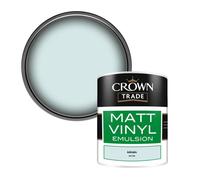 Crown Trade Vinyl Matt Walls & Ceilings Emulsion Paint Adriatic (K0770R) 1L