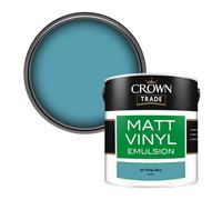 Crown Trade Vinyl Matt Walls & Ceilings Emulsion Paint All Things Blue (L7292Q) 2.5L