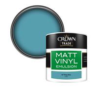 Crown Trade Vinyl Matt Walls & Ceilings Emulsion Paint All Things Blue (L7292Q) 250Ml Tester
