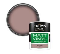 Crown Trade Vinyl Matt Walls & Ceilings Emulsion Paint Always Orchid (X5310X) 1L