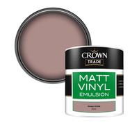 Crown Trade Vinyl Matt Walls & Ceilings Emulsion Paint Always Orchid (X5310X) 250Ml Tester