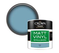 Crown Trade Vinyl Matt Walls & Ceilings Emulsion Paint Arctic (4134) 250Ml Tester
