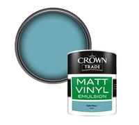 Crown Trade Vinyl Matt Walls & Ceilings Emulsion Paint Baby Blues (L5362D) 1L