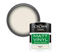 Crown Trade Vinyl Matt Walls & Ceilings Emulsion Paint Beige Light (C0800J) 1L