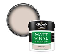 Crown Trade Vinyl Matt Walls & Ceilings Emulsion Paint Berkeley Nutmeg (Z8640J) 2.5L