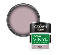 Crown Trade Vinyl Matt Walls & Ceilings Emulsion Paint Berry Mid (V5420W) 1L