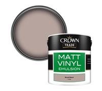 Crown Trade Vinyl Matt Walls & Ceilings Emulsion Paint Biscuit Barrel (Y1390M) 2.5L