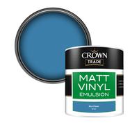 Crown Trade Vinyl Matt Walls & Ceilings Emulsion Paint Blue Planet (N8183X) 250Ml Tester