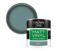 Crown Trade Vinyl Matt Walls & Ceilings Emulsion Paint Botany Bay (J8221G) 250Ml Tester
