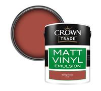 Crown Trade Vinyl Matt Walls & Ceilings Emulsion Paint Burning Incense (Y1123R) 5L