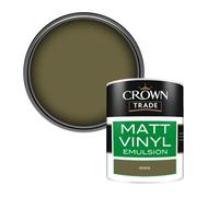 Crown Trade Vinyl Matt Walls & Ceilings Emulsion Paint (C3121S) 1L