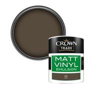 Crown Trade Vinyl Matt Walls & Ceilings Emulsion Paint Cello (A6070Z) 1L