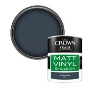 Crown Trade Vinyl Matt Walls & Ceilings Emulsion Paint Cgf Observatory (P3051W) 1L