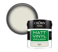 Crown Trade Vinyl Matt Walls & Ceilings Emulsion Paint Chalk Hill (B9760G) 2.5L