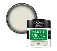 Crown Trade Vinyl Matt Walls & Ceilings Emulsion Paint Chalk Hill (B9760G) 250Ml Tester