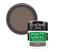 Crown Trade Vinyl Matt Walls & Ceilings Emulsion Paint Cobbled Street (Y7140R) 1L