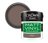 Crown Trade Vinyl Matt Walls & Ceilings Emulsion Paint Cobbled Street (Y7140R) 5L