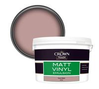 Crown Trade Vinyl Matt Walls & Ceilings Emulsion Paint Cross Stitch (X4360Y) 10L