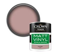 Crown Trade Vinyl Matt Walls & Ceilings Emulsion Paint Cross Stitch (X4360Y) 1L
