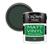 Crown Trade Vinyl Matt Walls & Ceilings Emulsion Paint Cyprus (F8061L) 5L