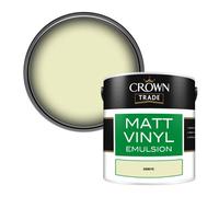 Crown Trade Vinyl Matt Walls & Ceilings Emulsion Paint (D0801E) 2.5L