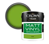 Crown Trade Vinyl Matt Walls & Ceilings Emulsion Paint (D8324K) 5L