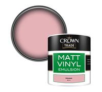 Crown Trade Vinyl Matt Walls & Ceilings Emulsion Paint Debutante (W6521H) 250Ml Tester