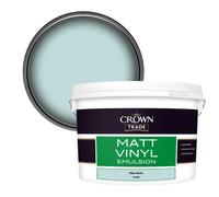 Crown Trade Vinyl Matt Walls & Ceilings Emulsion Paint Eden Rock (J9660W) 10L