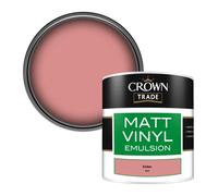 Crown Trade Vinyl Matt Walls & Ceilings Emulsion Paint Ember (5668) 250Ml Tester