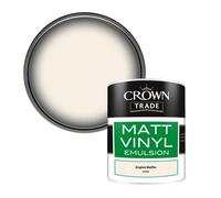 Crown Trade Vinyl Matt Walls & Ceilings Emulsion Paint English Muffin (A9850G) 1L