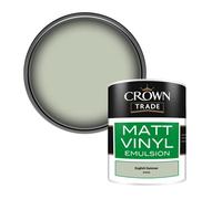 Crown Trade Vinyl Matt Walls & Ceilings Emulsion Paint English Summer (E0560N) 1L