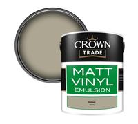 Crown Trade Vinyl Matt Walls & Ceilings Emulsion Paint Exmoor (B8320S) 5L