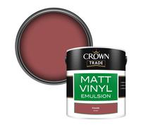 Crown Trade Vinyl Matt Walls & Ceilings Emulsion Paint Fireside (X3133A) 2.5L
