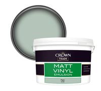 Crown Trade Vinyl Matt Walls & Ceilings Emulsion Paint Flagon (D9550M) 10L
