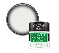 Crown Trade Vinyl Matt Walls & Ceilings Emulsion Paint Fresh Coconut (B6830A) 1L