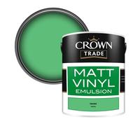 Crown Trade Vinyl Matt Walls & Ceilings Emulsion Paint Gemini (F8403Q) 5L