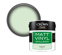 Crown Trade Vinyl Matt Walls & Ceilings Emulsion Paint Glimmer Glint (E9770Y) 2.5L