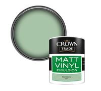 Crown Trade Vinyl Matt Walls & Ceilings Emulsion Paint Greensleeves (F4501F) 1L