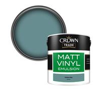 Crown Trade Vinyl Matt Walls & Ceilings Emulsion Paint Hudson Bay (K9231M) 2.5L