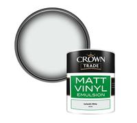 Crown Trade Vinyl Matt Walls & Ceilings Emulsion Paint Icelandic White (J5820D) 1L