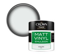 Crown Trade Vinyl Matt Walls & Ceilings Emulsion Paint Icelandic White (J5820D) 250Ml Tester