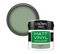 Crown Trade Vinyl Matt Walls & Ceilings Emulsion Paint In The Willows (E9341C) 2.5L