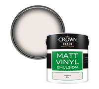 Crown Trade Vinyl Matt Walls & Ceilings Emulsion Paint Ivory Crest (A3810F) 2.5L